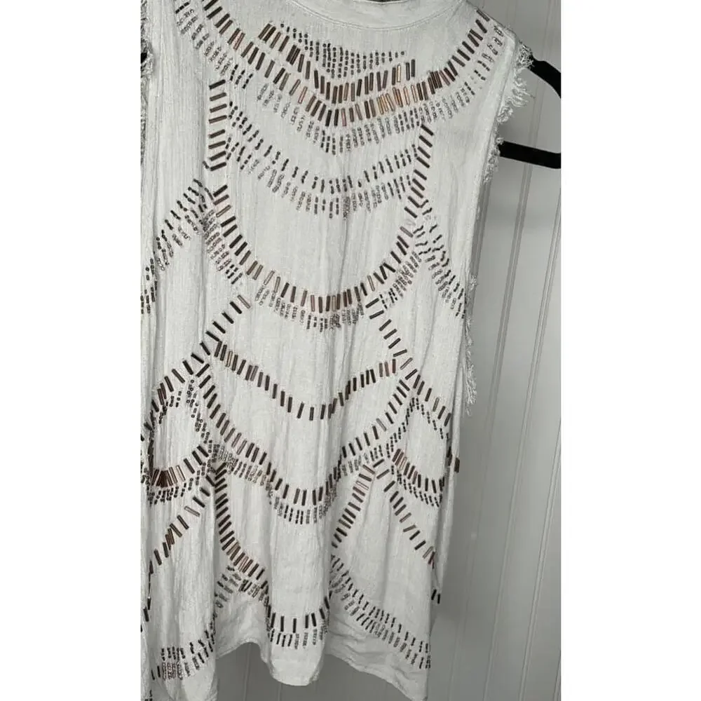 Free People Ferris Wheel Open Back Top Size Small. Retail ($128)
